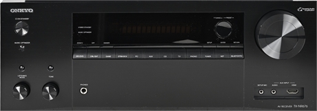 Onkyo TX-NR676 Receiver + Polk TL1 Center Speaker, Remote & Accessories