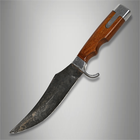 Olsen OK Vintage Bowie Knife — 5" Blade, 9.5" Overall, Hardwood Grip