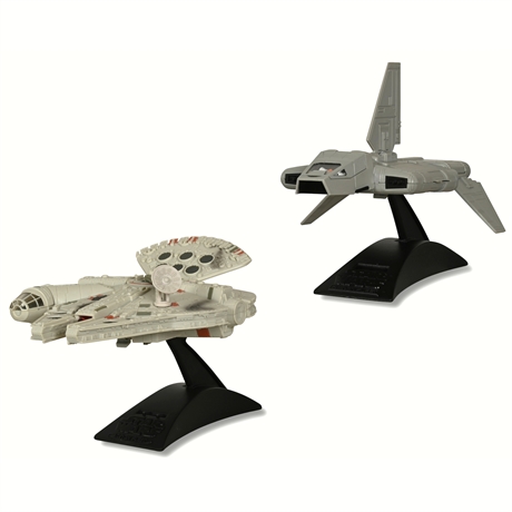 Star Wars Millennium Falcon and Imperial Shuttle Tydirium