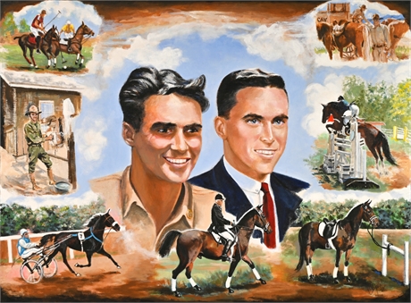Equestrian Themed Original Painting