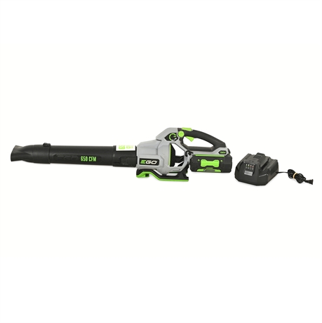 EGO Power+ LB6500 56V Blower Kit—650 CFM, 5.0Ah BA2800T & CH2100