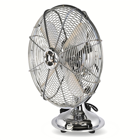 ECCO Fuoriserie 300T Chrome Fan Adjustable 3-Speed