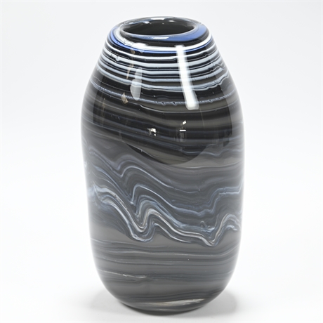 R. Kelly 1983 Art Glass Vase