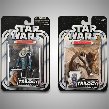 Star Wars:  Bib Fortuna & Tusken Raider Figures