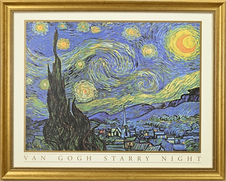 Van Gogh Starry Night Framed Print
