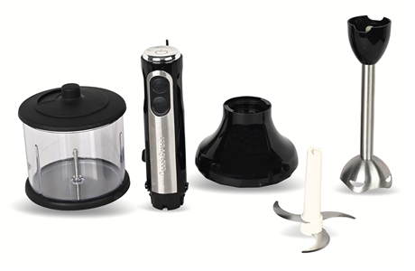Peach Street PE-302 500W Immersion Blender Set with Turbo & Accessories