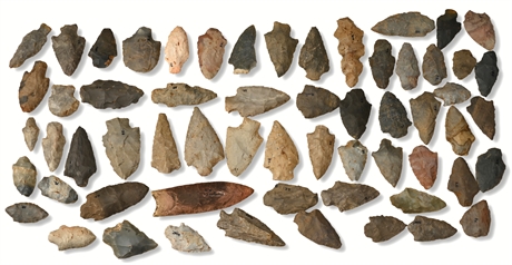 Benton Broad Stem Arrowheads