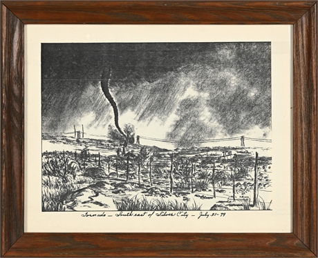 "Tornado – Southeast of Silver City, July 31, 1979" by Carl Hawk