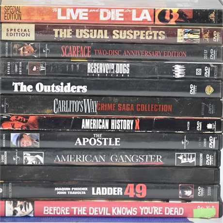 12 Gangster DVD Movies
