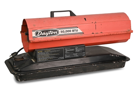 Dayton 50,000 BTU Portable Kerosene / Oil Heater