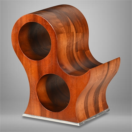 Nambe Wine Bottle Stand by Wei Young