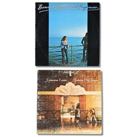 Bonnie Raitt – Sweet Forgiveness & Takin’ My Time LPs – 1970s Warner Bros.