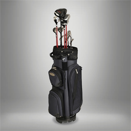 Orlimar Cannon Driver & Dunlop DDH Complete 11-Club Golf Set w/ Cart Bag
