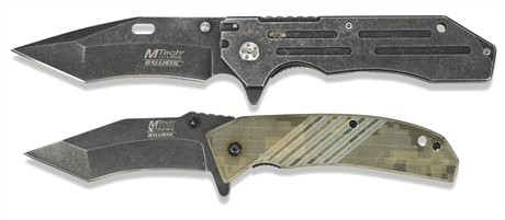 MTech Xtreme Linerlock Camo and Folding Knife