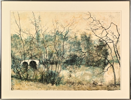 Original Lithograph by Bernard Gantner