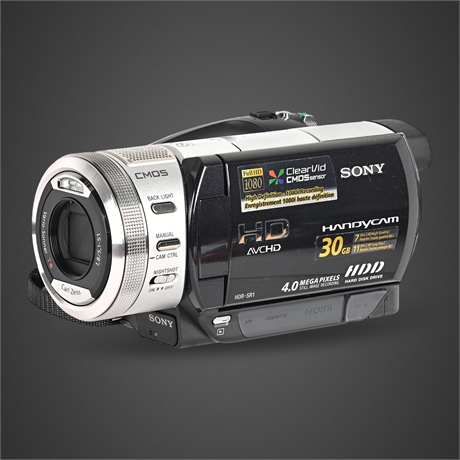 Sony Handycam HDR-SR1 HD Camcorder 30GB AVCHD Carl Zeiss Lens