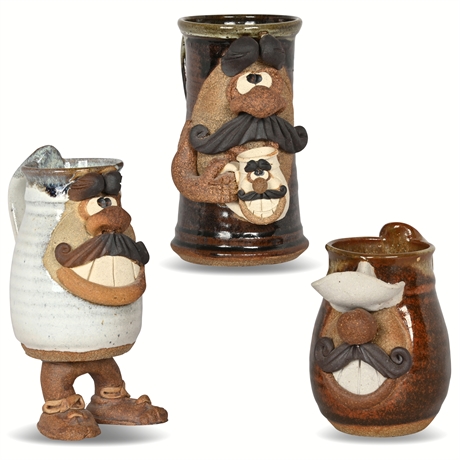 Figural Mugs by Robert Eakin