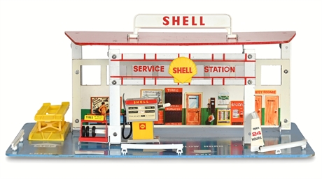 1969 Service Shell Station by Fold-a-Way