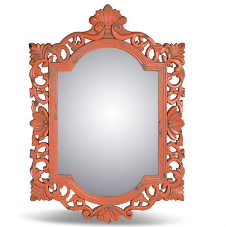 Vintage Emily Coral Mirror