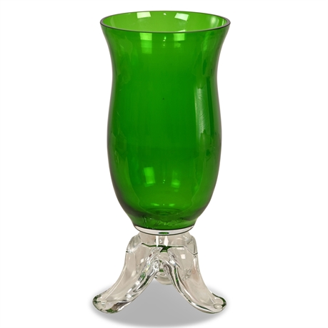 13" Blown Glass Vase