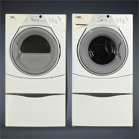 Whirlpool Duet Sport Washer & Dryer Set with Pedestals