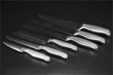 (6) Pieces Cuisinart Graphix Collection Knives