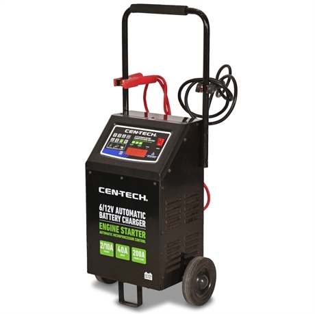 Cen-Tech 6 / 12V Automatic Battery Charger & Engine Starter