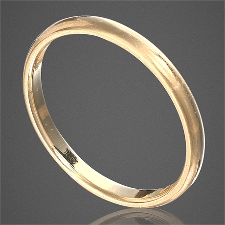 14K Yellow Gold Band Ring – Size 6, 1.68g