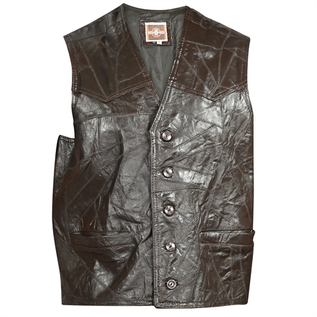 Pioneer Wear Genuine Leather Vest