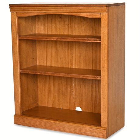 Oak Finish Bookcase