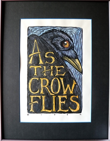 'As the Crow Flies' - Bob Diven Original