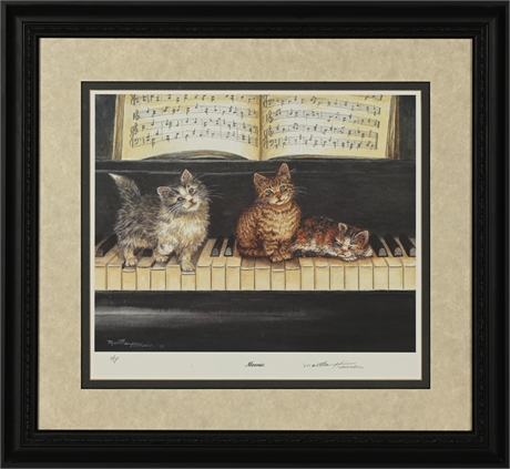 Martha Hinson 'Music' Artist Proof