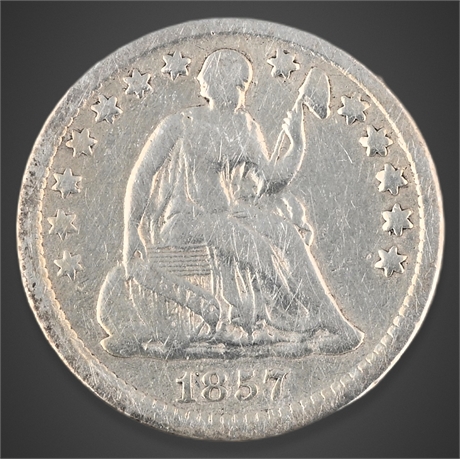 1857 Seated Liberty Half Dime – Philadelphia Mint – .900 Silver