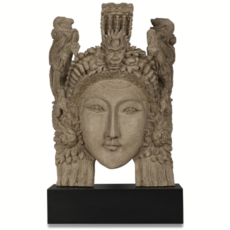 29" Southeast Asian Style Head of Guanyin