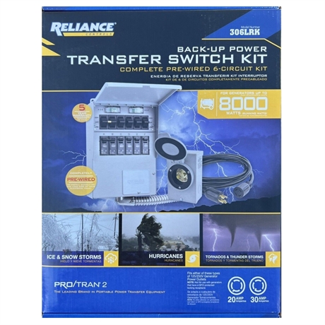 Transfer Switch Kit by Reliance Controls