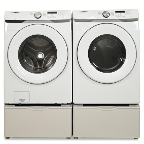 Samsung 4.5 cu. ft. Front-Load Washer & Dryer Set