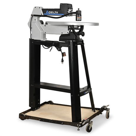 Delta® 20" Variable Speed Scroll Saw with Stand and Mobile Base – Model 40-690