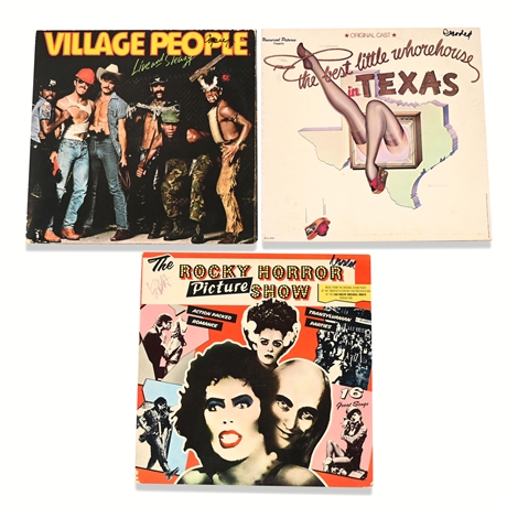 Best Little Whorehouse in Texas, Rocky Horror, Village People Vinyl