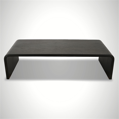 Lovesac Sactionals Waterfall Side Table in Grey Ash — New in Open Box
