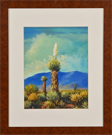 Bob Adams "Desert Sentential" Framed Print