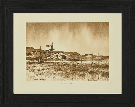 Russell Waterhouse "A West Texas Ranch House"