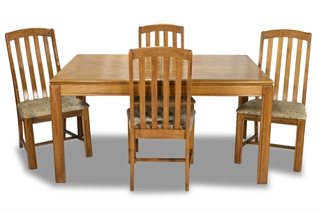 Vintage Chromcraft Dining Table & Chairs
