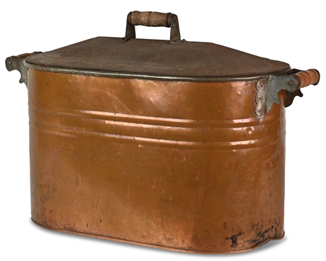 Antique Copper Wash Tub