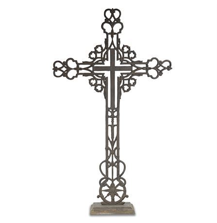 Vintage Cast Iron Cross
