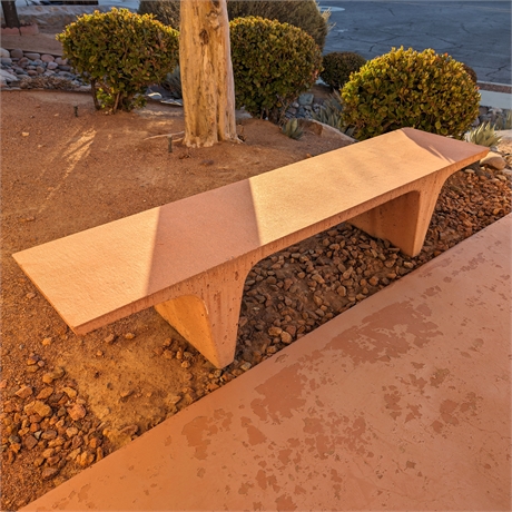 72" Modern Commercial Concrete  Bench