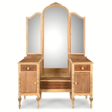 National Furniture No.150 Ivory Vanity – Restoration Candidate