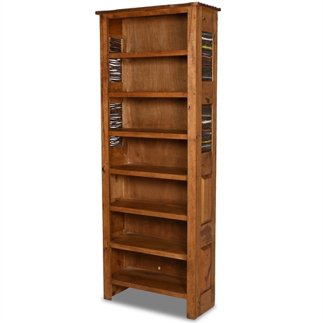 Rustic Cedar Twig Bookcase