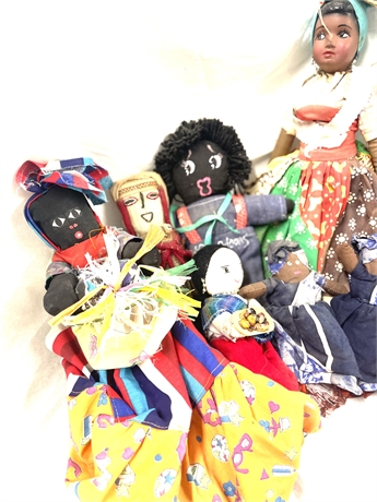 Handmade Doll lot of 9