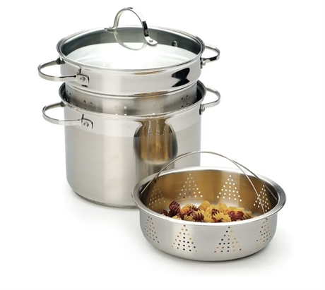 ENDURANCE STAINLESS STEEL 8-QUART MULTI-COOKER POT