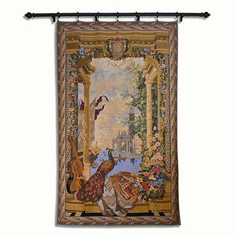Venetian Style Tapestry Peacock